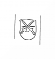 DE8100-CodTheol279c_311 - Typ:0 - ID: 138205 - Eintrag Nr.: 54 Wasserzeichen DE8100-CodTheol279c_311