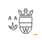 1 Wasserzeichen in diesem Zweig Krone, Horn und Buchstaben