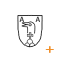 2 Wasserzeichen in diesem Zweig Buchstaben, Dreiberg und Kreuz