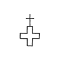 Kreuz (einkonturig)